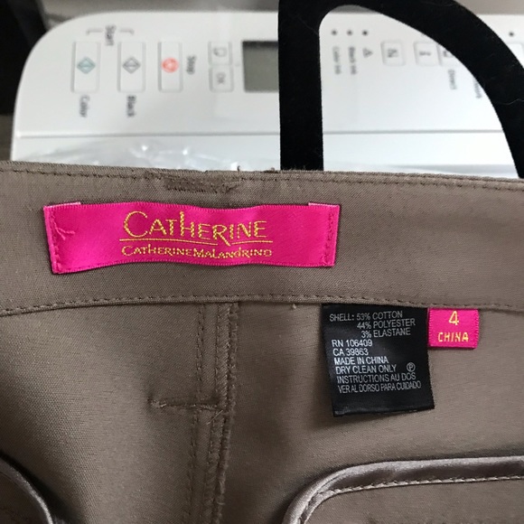 Catherine Malandrino Khaki Cargo Skinny Pants 4 - Picture 7 of 8